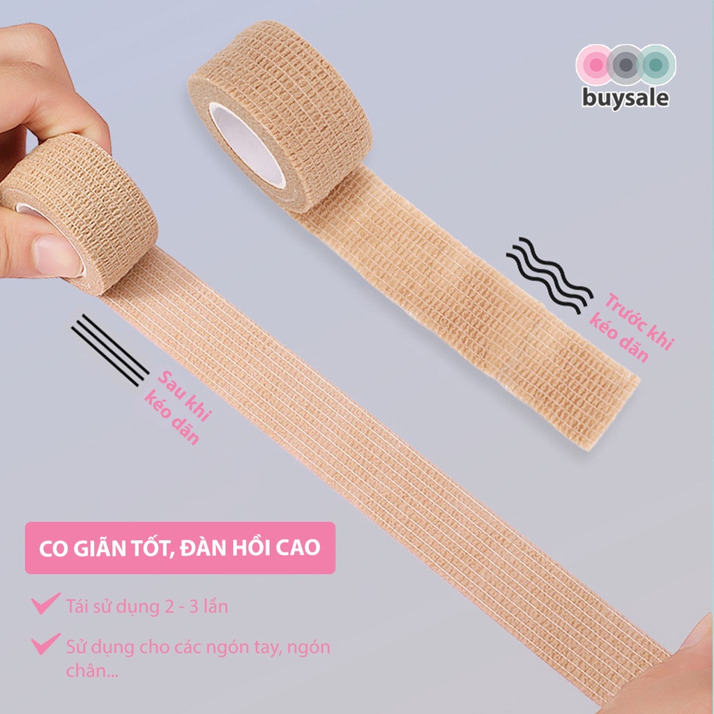 Cuộn băng quấn tự dính bảo vệ ngón tay ngón chân chống chai sần kích thước 4.5mx2.5cm - BuySales - BSPK247