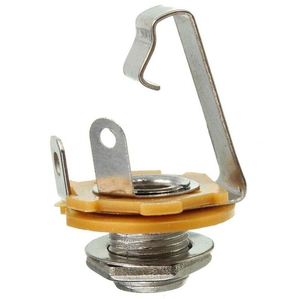 Set 10 Ổ Cắm Đầu Vào Micro 1 / 4 &quot;Dành Cho Bộ Khuếch Đại Âm Thanh Đàn Guitar Điện