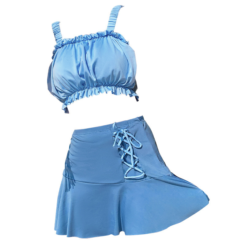 Bộ Đồ Bơi Màu Trơn Phong Cách Hàn Quốc Cho Nữ | BigBuy360 - bigbuy360.vn