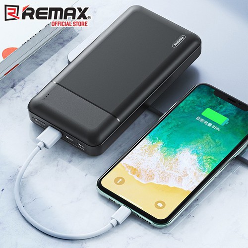 Pin Sạc Dự Phòng Remax RPP-167 30000mAh Lõi Polymer 3 Cổng Sạc Vào, 2 Cổng Sạc Ra - BH 1 Năm - Hưng Long PC