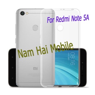Ốp lưng cho Xiaomi Redmi Note 5A dẻo trong