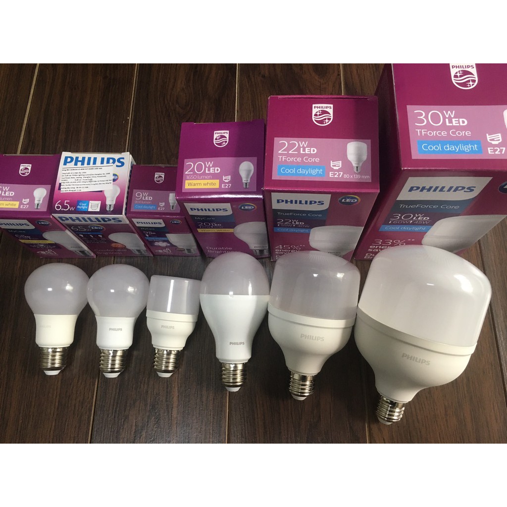 Bóng đèn Led Bulb Philips MyCare E27 A60 - 4w, 6w,8w,10w,12w [HÀNG CHÍNH HÃNG]. Tiết kiệm điện, chất lượng sáng cao