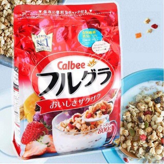 [rẻ vô địch] Ngũ cốc Calbee Nhật Bản 800g date mới nhất
