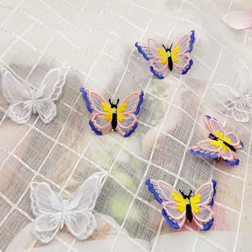 VANES1 Kẹp Tóc Ren Hình Bướm Hoạt Hình Cho Cô Dâu