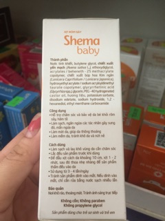 Shema Baby cho bé hết hăm, hết rôm sảy