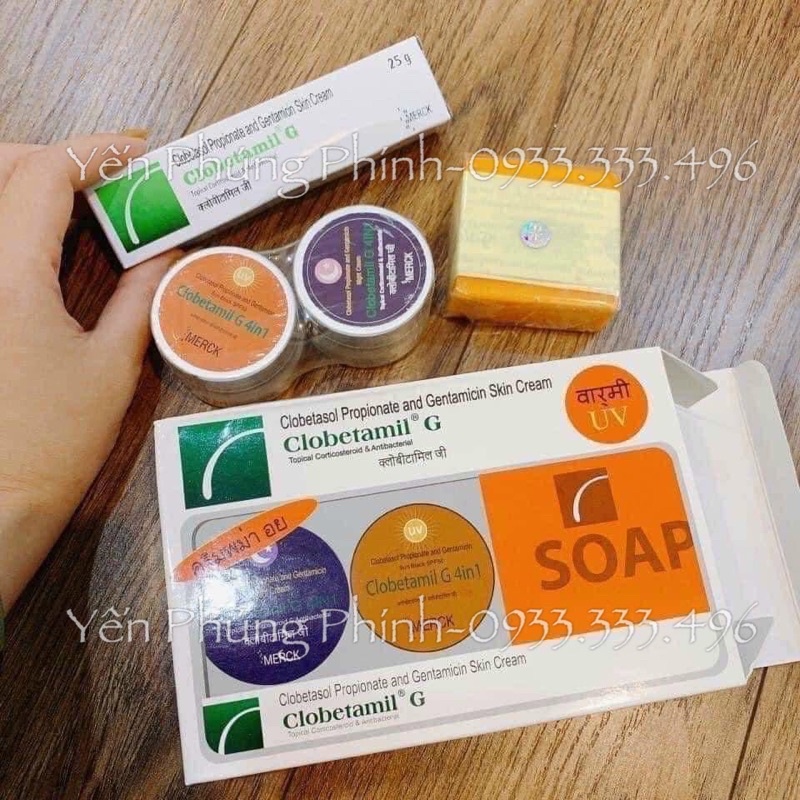 Set Giảm NÁM cao cấp CLOBETAMILG 4 Món Thailan