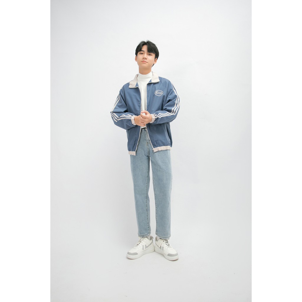 Áo Khoác Gió Thể Thao Nam MANDO 2 Lớp Kiểu Dáng Thể Thao Basic Unisex Thời Trang Hàn Quốc Form Rộng 3 Màu KGN002