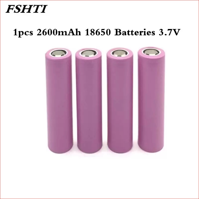 PIN SẠC 18650 3.7V HỒNG DUNG LƯỢNG 2600MAH SIÊU BỀN DÙNG CHO CÁC THIẾT BỊ ĐIỆN TỬ, ĐIỆN GIA DỤNG