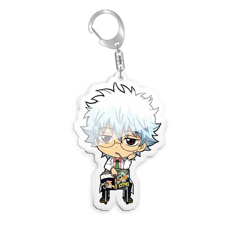 Móc khóa Gintama Chibi quà lưu niệm móc khoá phụ kiện túi xách balo móc khoá bằng arcrylic