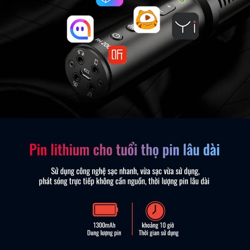 MICRO THU ÂM CHUYÊN NGHIỆP LIVESTREAM ĐIỆN THỌAI TAKSTAR PH200