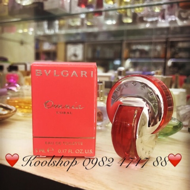 Mini 5ml Nước hoa nữ Bvlgari Omnia Coral Edt