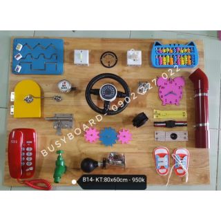 B14- Busy Board- Bảng bận rộn cho bé