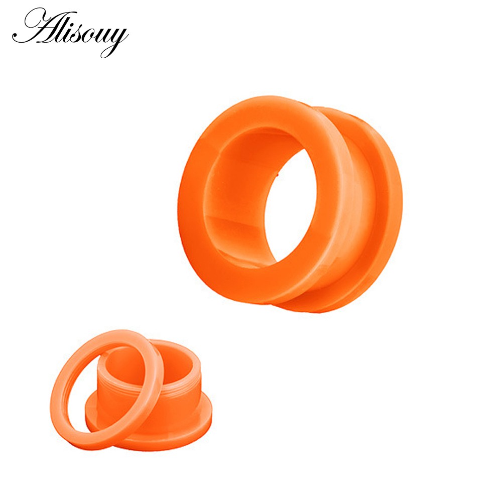 Alisouy Set 2 Khuyên Nong Tai 3-16mm Cá Tính
