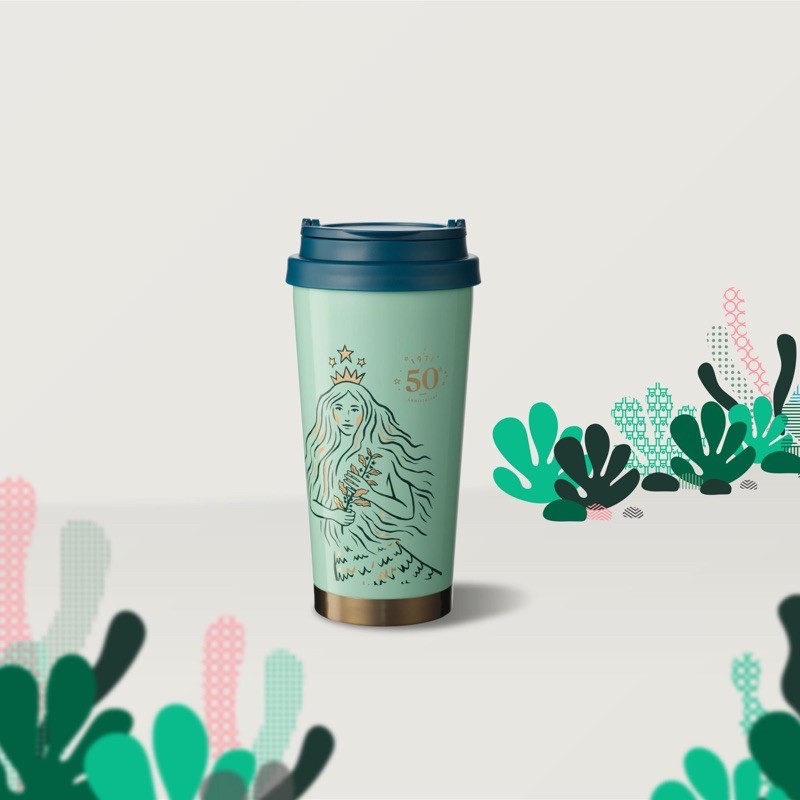 BÌNH STARBUCKS TUMBLER 50th ANNIVERSARY SIREN