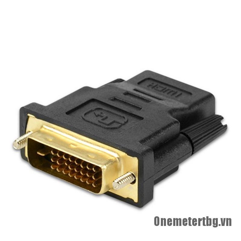 Cáp Chuyển Đổi Hdmi-Compatible Sang Dvi 24 + 1 Female Sang Male 1080p Hdtv