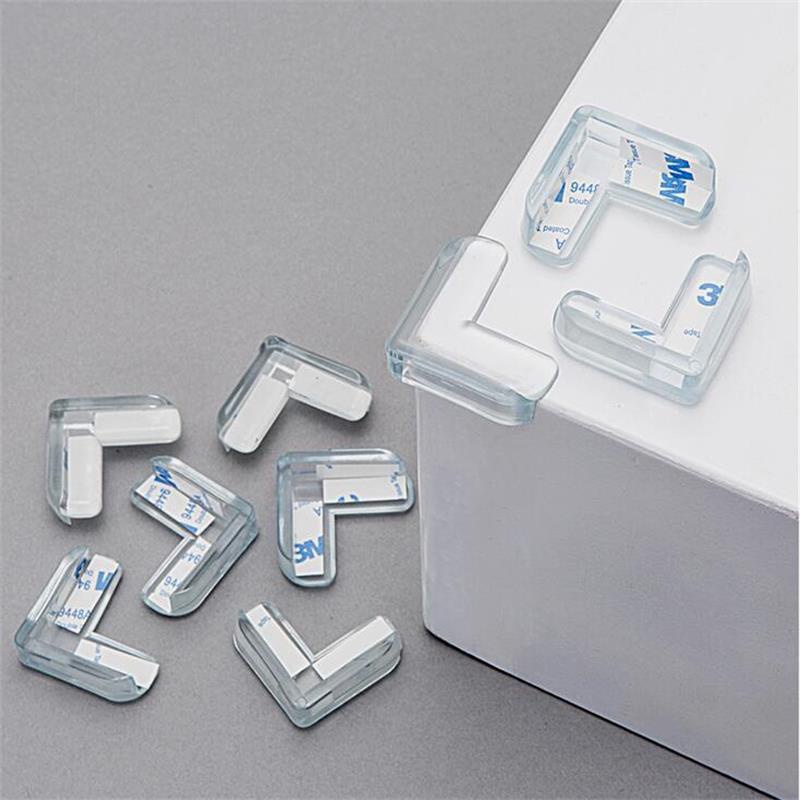 Miếng Silicon Bọc Cạnh Bàn - Bịt Che Góc Nhọn Trong Suốt- Tránh Va Đập Cho Bé (Trái Tim/Mặt Cười/Đầu Tròn)