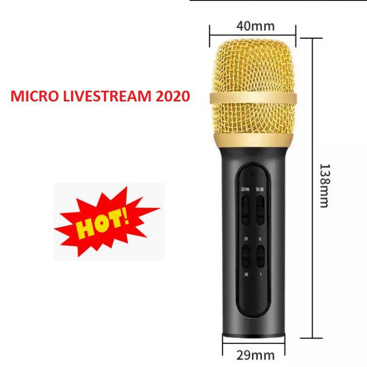 [𝑩𝒂̉𝒏 𝑵𝒂̂𝒏𝒈 𝑪𝒂̂́𝒑 𝑻𝒉𝒖 𝑿𝒂] Mic Thu âm C11 livestream cao cấp tặng kèm tai phone