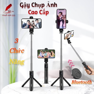 [HÀNG CAO CẤP] Gậy Chụp Ảnh Tự Sướng 3in1 có Bluetooth ,3 Chân Đa Năng, Chụp Hình, Giá đỡ điện thoại livestream