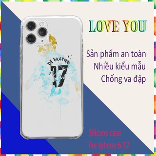 Ốp lưng iphone kevin de bruyne bền dẻo cho iphone 6-12 love shop foo20212322
