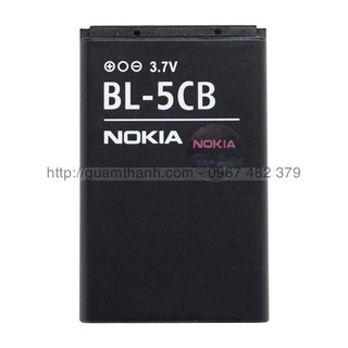 Pin nokia 1280, nokia 105, nokia 106, nokia 1800, 1616 bl-5cb zin cty