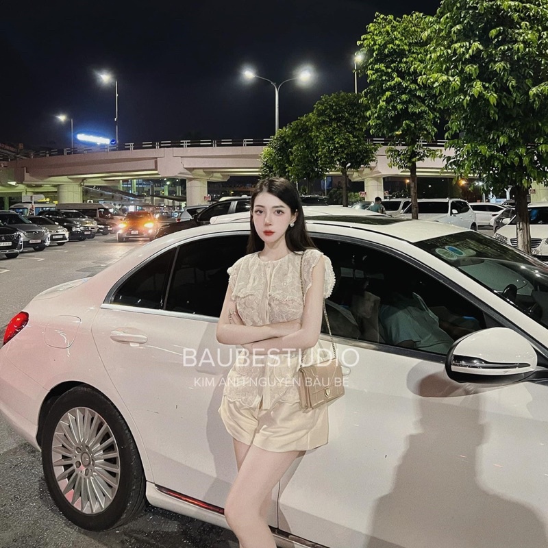 Set ren tiểu thư bánh bèo