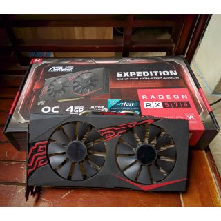 Card màn hình asus rx570 4gb expedition