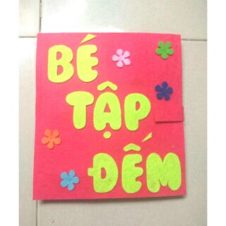 Sách vải nỉ Bé Tập Đếm