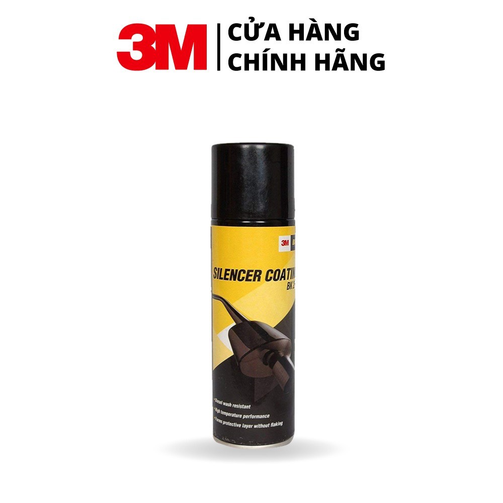 CHAI PHỦ BẢO VỆ PÔ-ỐNG XẢ 3M 250ML ĐEN giúp bảo vệ ống bô khỏi các tác nhân gây rỉ sét từ môi trường hơi ẩm, nước mưa vv