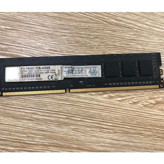 RAM GSkill DDR3 4GB bus 1600 hàng hãng tháo máy