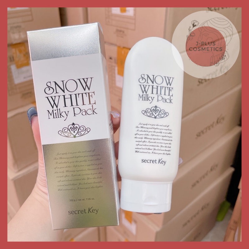 Kem Dưỡng Trắng Toàn Thân Secret Key Snow White Milky Pack 200Ml [Hàn Quốc]