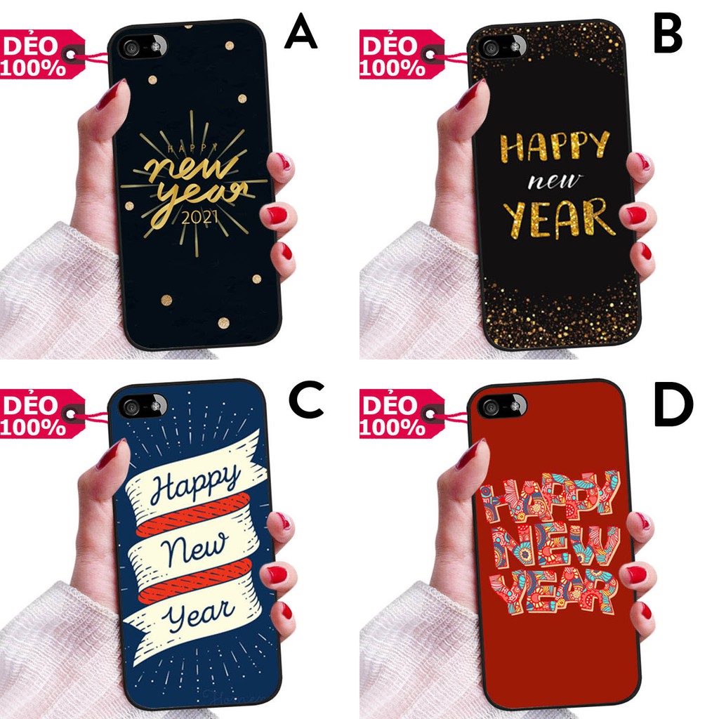 ỐP LƯNG DẺO IPHONE 5 ĐỦ DÒNG HÌNH NĂM MỚI TẾT TÂN SỬU 2021 PHỦ BÓNG NHƯ GƯƠNG