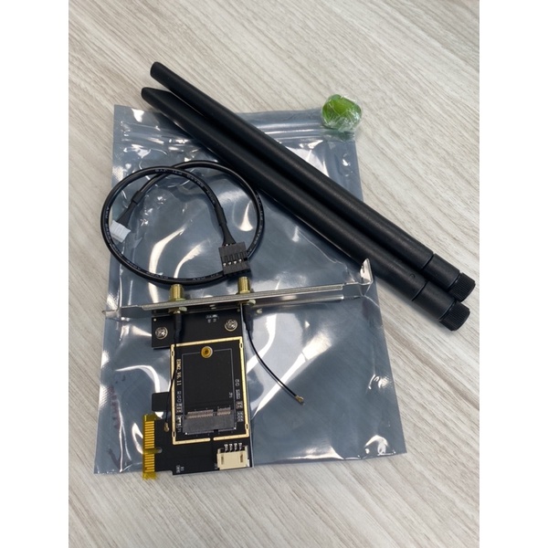 Adapter - bộ chuyển đổi card wifi chuẩn m2 sang pci-x1 cho pc