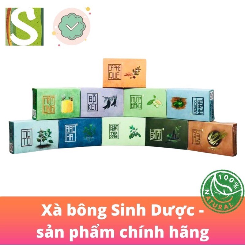 Xà bông tắm thảo mộc 100% từ thiên nhiên 100gram