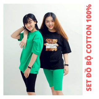 [GIÁ DÙNG THỬ] BỘ MẶC NHÀ NỮ chất liệu cotton 100% cao cấp ! MẶC Ở NHÀ HAY DẠO PHỐ ĐỀU  XINH LUNG LINH,HÌNH CHỤP THẬT 02