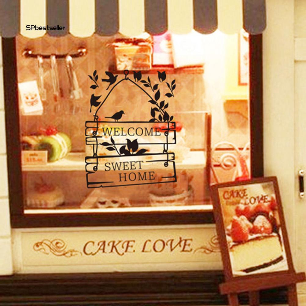 Miếng dán trang trí tường in chữ cái tiếng Anh