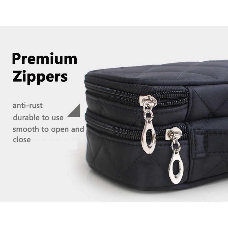 Túi Đựng Đồ Trang Điểm Hai Lớp Sức Chứa Lớn Chống Thấm Nước