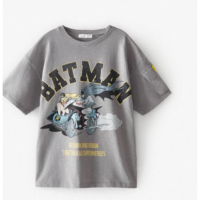 Áo Thun siêu anh hùng xuất xịn cho bé trai Batman Iron Man