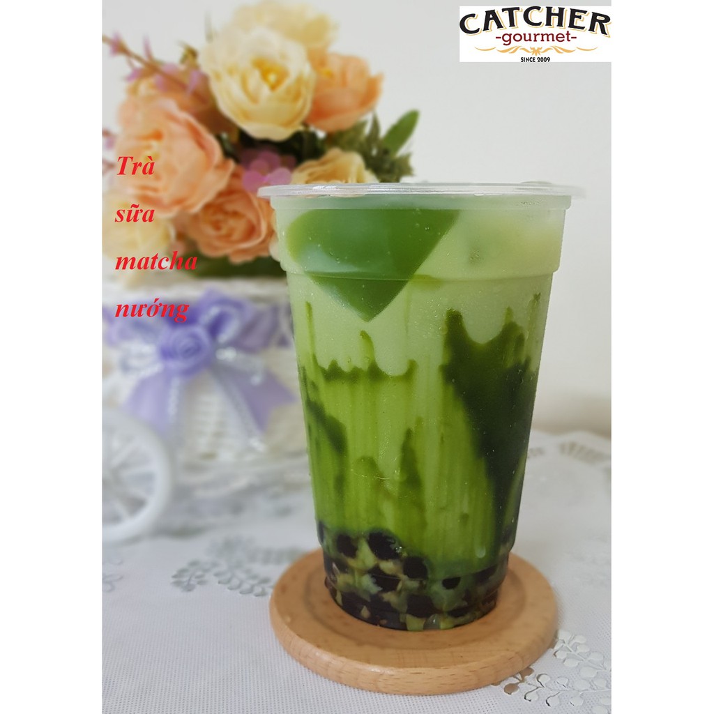 Sốt matcha hiệu catcher chai 1,3kg