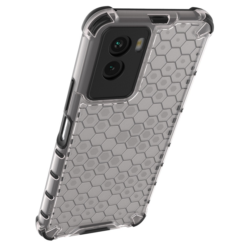 Ốp Điện Thoại TPU Nhựa Trong Suốt Họa Tiết Tổ Ong Cho Realme GT2 Pro