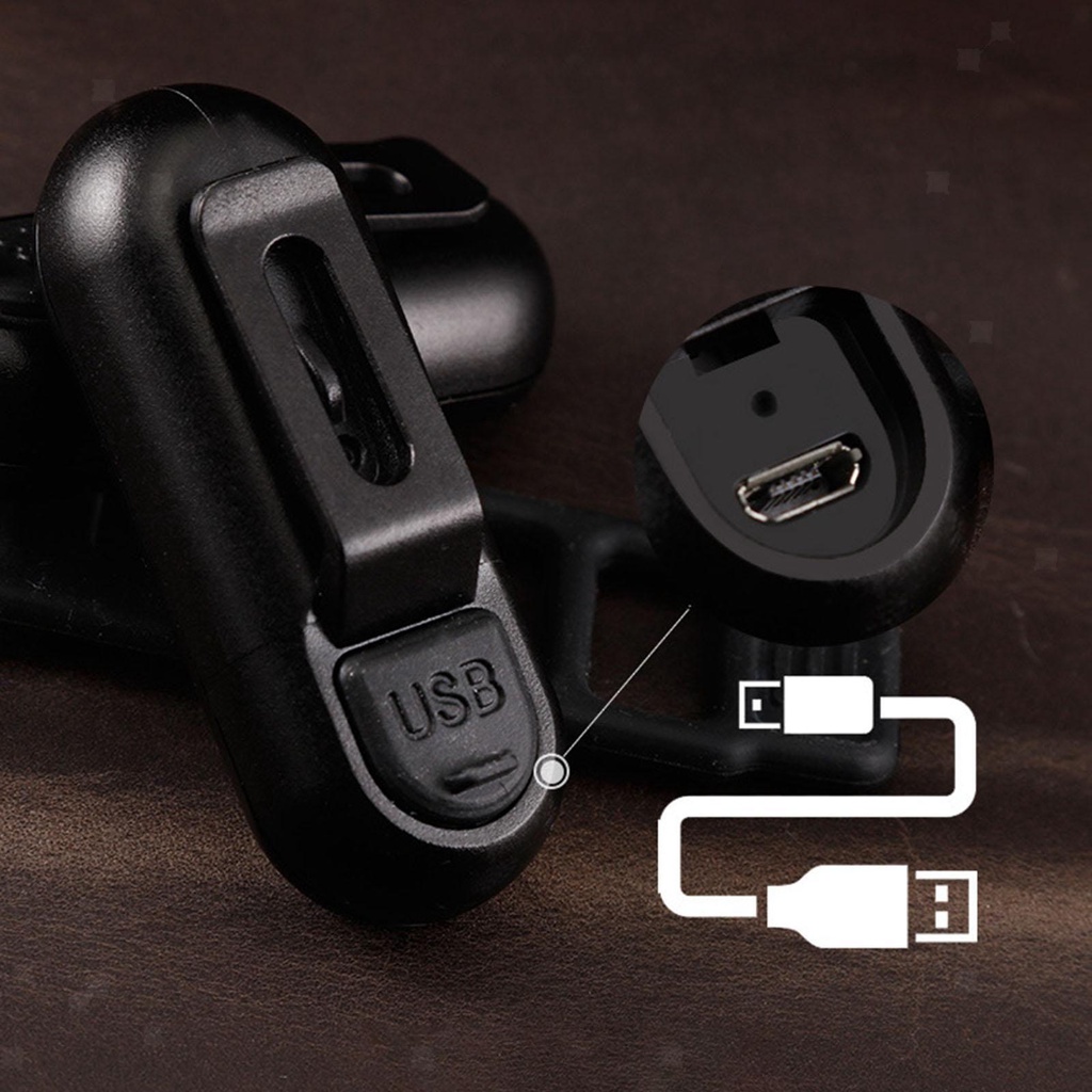 Đèn LED COB Gắn Đuôi Xe Đạp Có Thể Sạc Lại Bằng Cổng USB