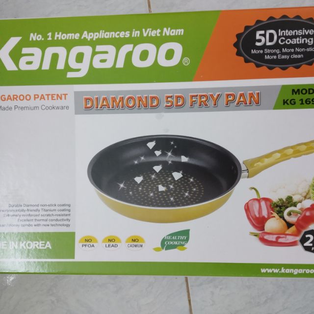 Chảo Chống Dính kim cương 5D kangaroo KG169M