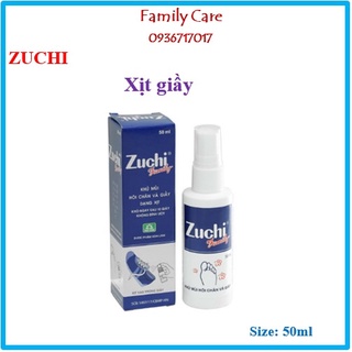 Xịt khử mùi Zuchi Family- Xịt giầy 50ML