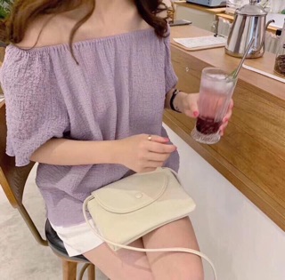 Áo trễ vai chất xốp Hàn