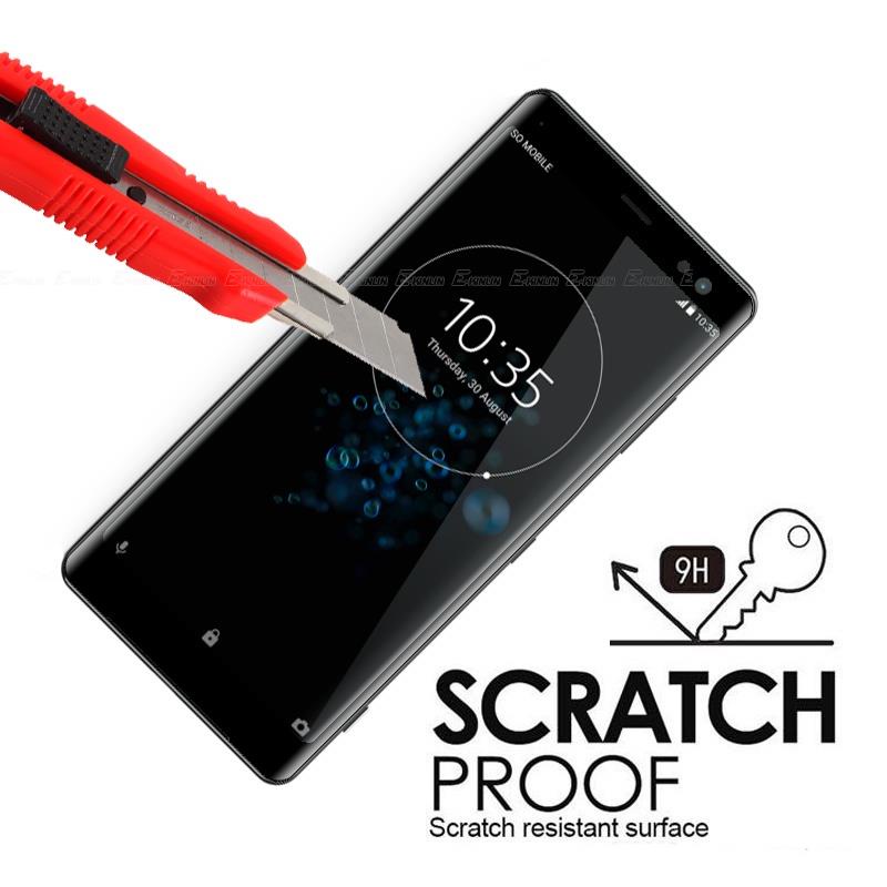 Kính Cường Lực 3D Viền Cong Bảo Vệ Màn Hình Cho Sony Xperia XZ3 XZ2 XZ1 XZ Premium X Compact XZS XA2 XA1 XA Ultra Plus