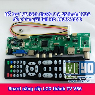 Board nâng cấp LCD thành TV V56
