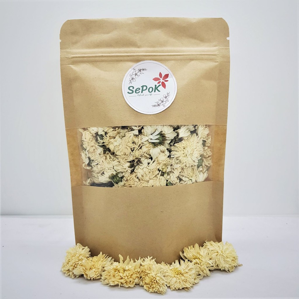 Hoa Cúc Trắng Sấy Khô -50g/100g-Sepok