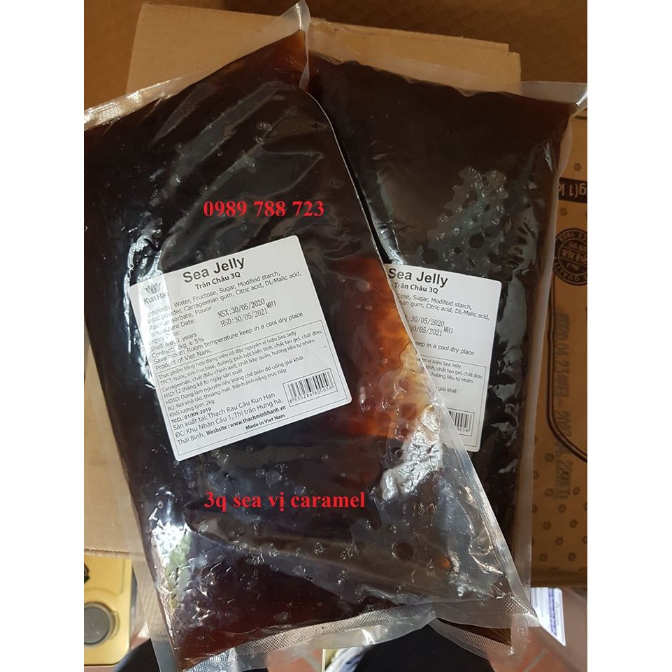 Trân châu 3Q - Trân Châu 3Q ăn liền Sea 3Q Giòn Ngon gói 2kg