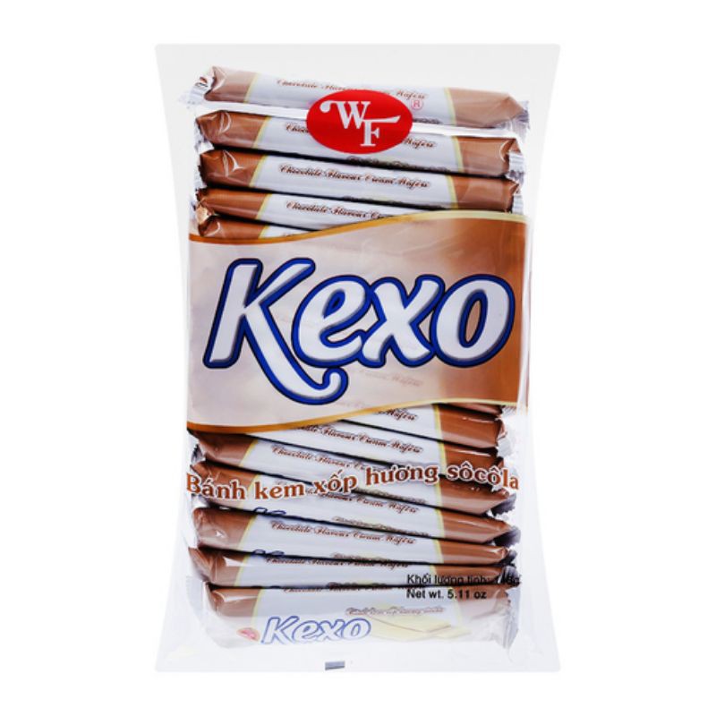 Bánh KeXo (kem xốp 4 vị Cốm,Khoai Môn,Socola,Sữa)145gr