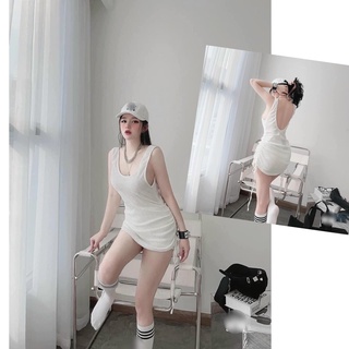 Đầm body hở lưng, rút eo - đầm ninh dáng nhất