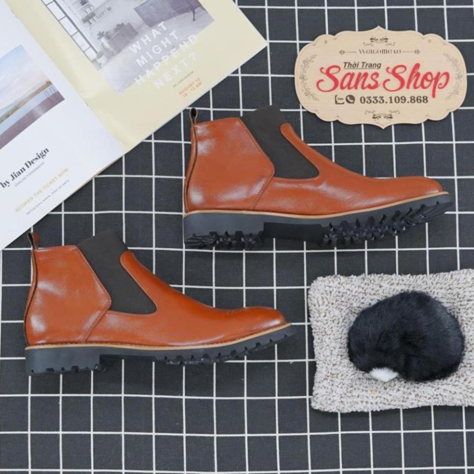 𝐒𝐀𝐋𝐄 salle . Giày Chelsea Boots Giày Bốt Nam Da Thật Sans1 Uy Tín : . ! new ⁹ * : '